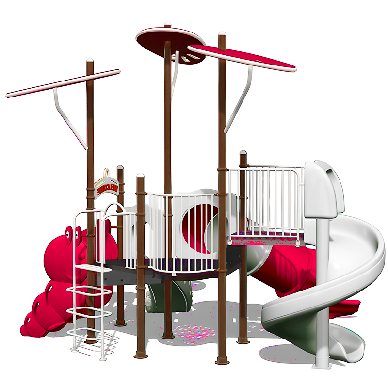 backyard stair slide garden park tube rides swing set outdoor playground plastic slide