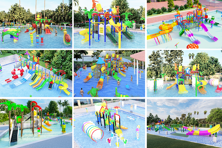 Fashion steel park water play