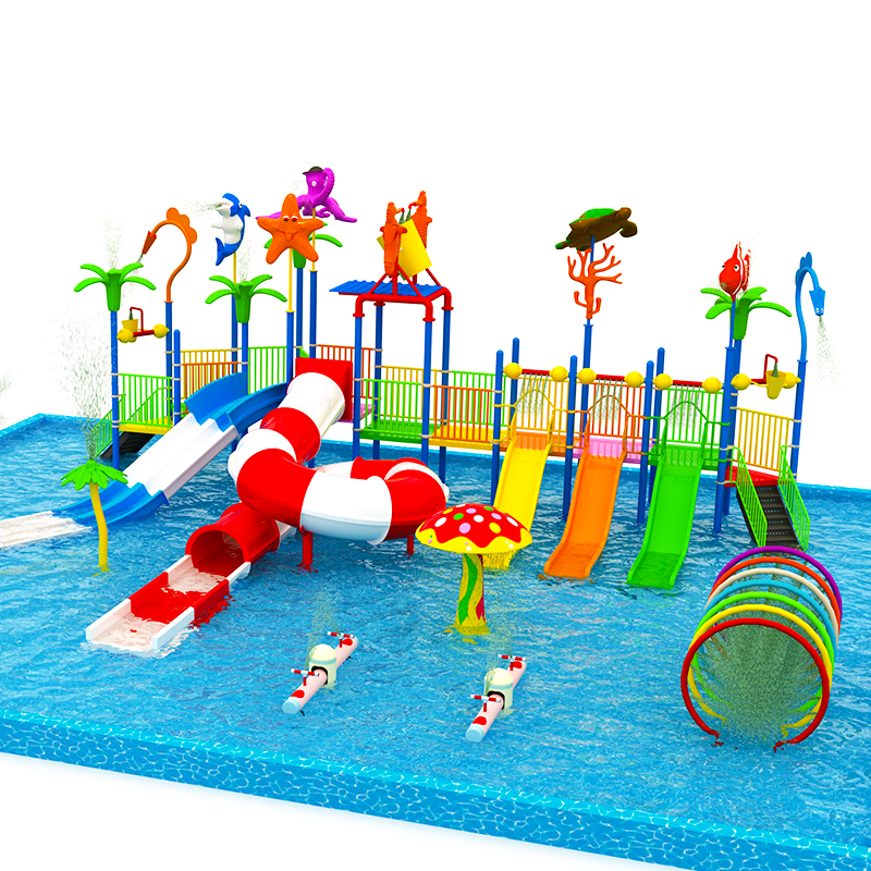 water play equipment park splash pad fiberglass tube slip outdoor water slides for sale commercial pool