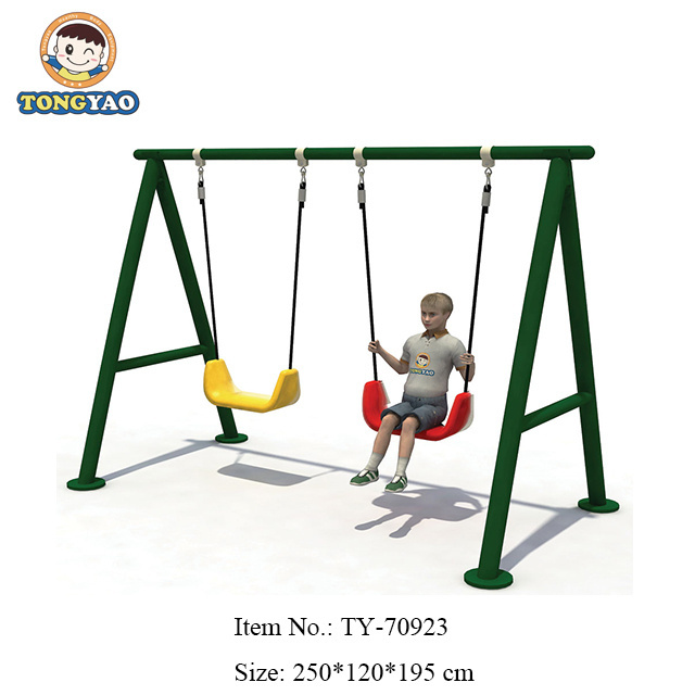 custom cheap low price outdoor playground kids playhouse galvanized slide swingset swing