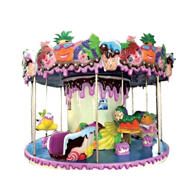 electric soft play merry go round indoor playground equipment carousel ride for kids