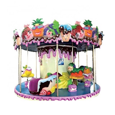 electric soft play merry go round indoor playground equipment carousel ride for kids