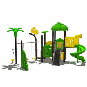 Outdoor Amusement Park Kids playhouse Playground swing sets toy games Equipment LDDPE Plastic tube Slide