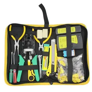 Hotsale New Design Lan Network Pc Repair Tool Kit Cable Tester And Plier Set Hand Tool Crimp Crimper Plug Clamp