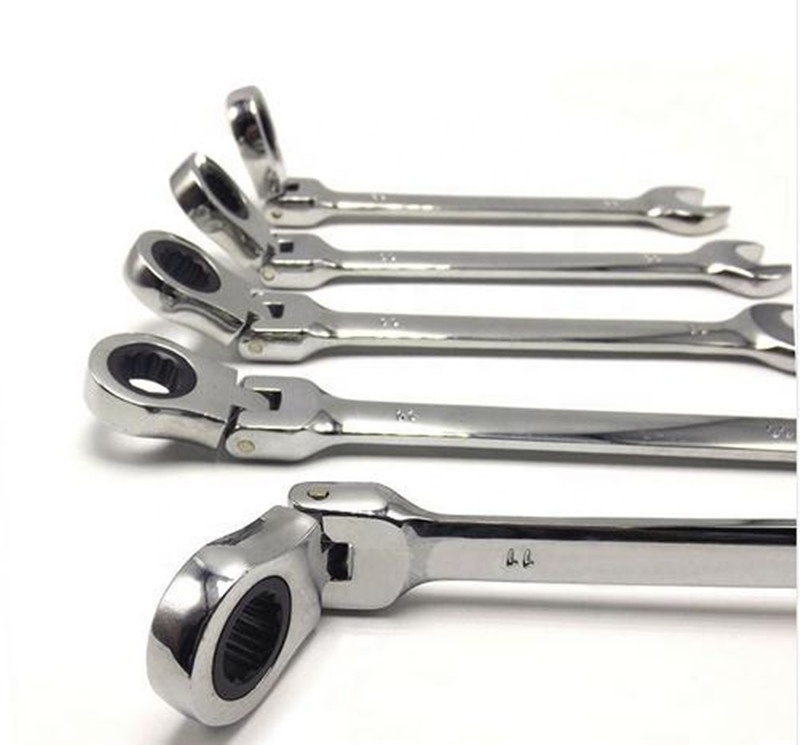 20MM Wholesale Used Tires Professional Tools HardwareTools Flexible Ratchet Combination Wrench Spanners