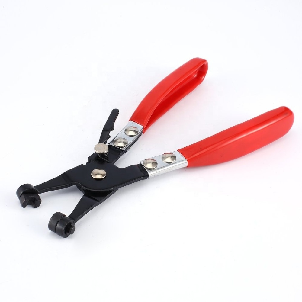 Car Water Pipe Hose Removal Tool Flat Band Ring Type Hose Clip Clamp Pliers