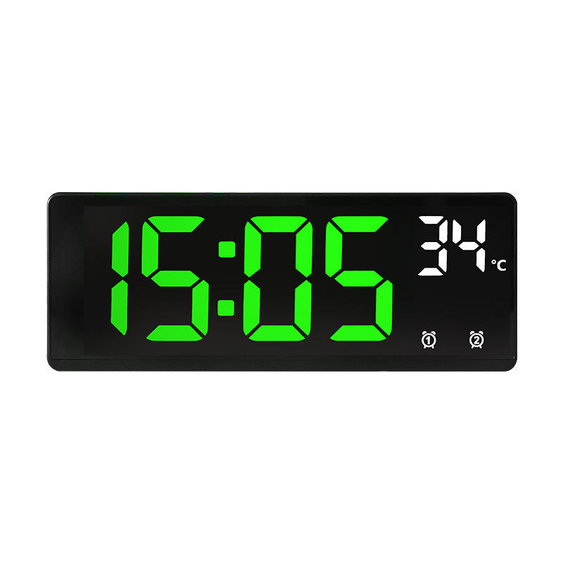 Factor price Adjust Brightness Voice Control Display time Calendar temperature Digital Table Alarm clock for Bedroom Office