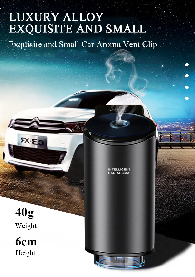 Auto Electric Air Diffuser Aroma Car Air Vent Humidifier Mist Aromatherapy Car Air Freshener