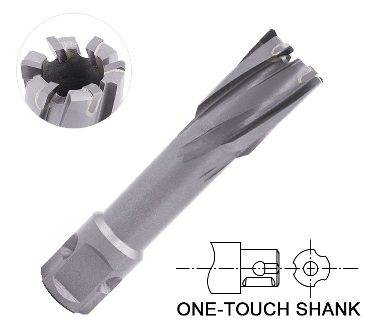 TCT Annular Broach Cutter with Universal Shank for Metal Cutting