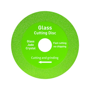 1mm Ultra Thin Green Diamond Glass Cutting Disc Blade  for Angle Grinder Cutting and Grinding for Jade Crystal Bottles Ceramic T