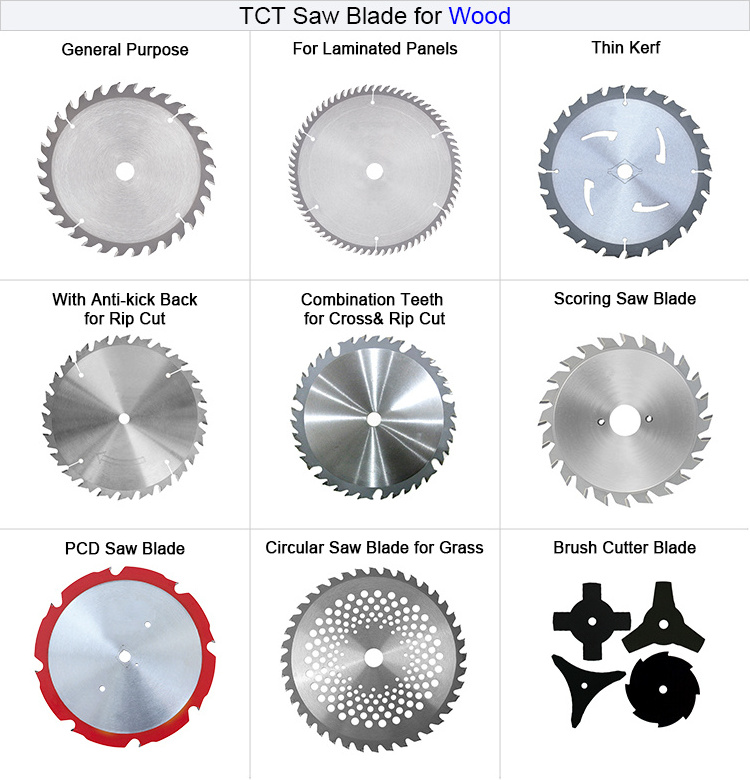 General Use Tungsten Carbide Tipped TCT Wood Cutting Circular Saw Blade for Wood