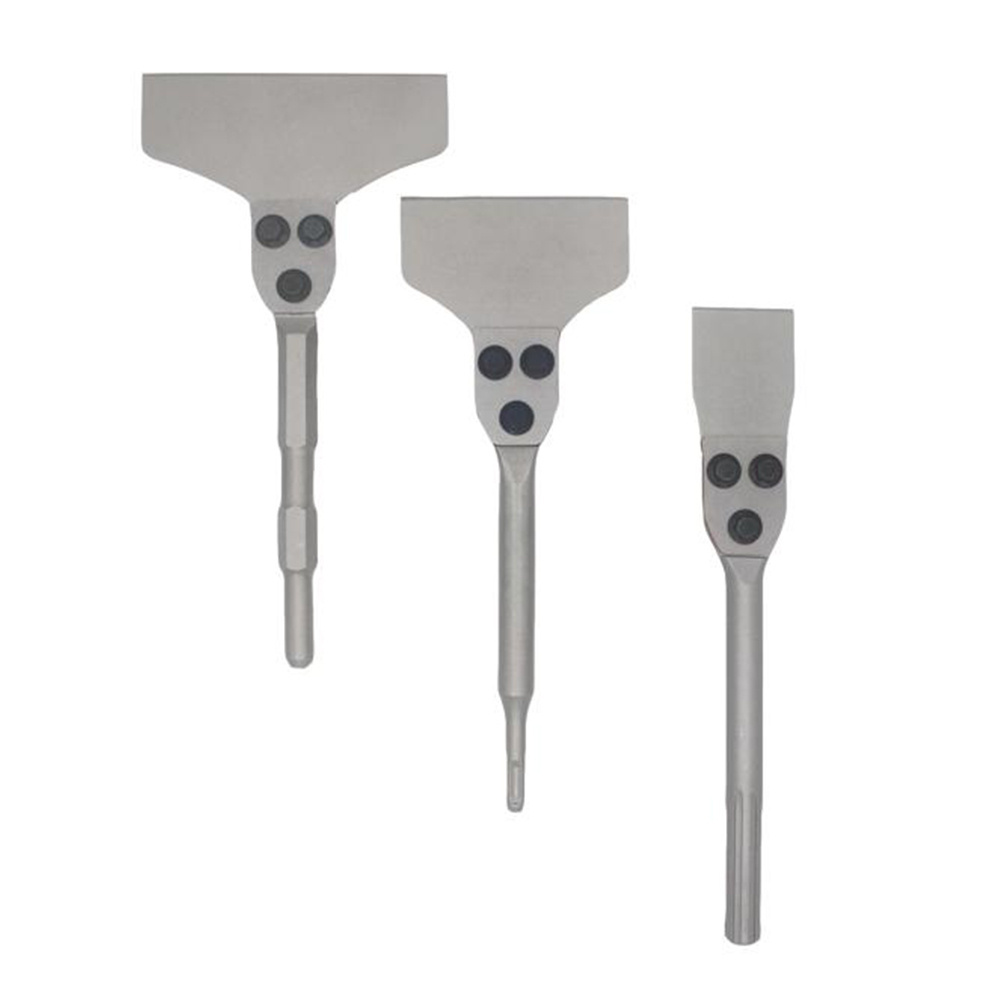 17mm A/F Hex Shank Replacement Blade Floor Tile Thinset Removal Chisel Bit Floor Scraper with 1