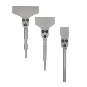 17mm A/F Hex Shank Replacement Blade Floor Tile Thinset Removal Chisel Bit Floor Scraper with 1" 2" 3" 4" 5" 6"