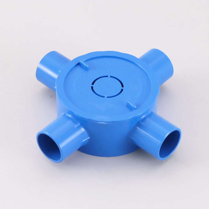 2 Way 3 Way Swimming Pool Accessories 2*4 Pvc Surface Sweep Tee Cable Box Waterproof Junction Box Abs Pvc Enclosure