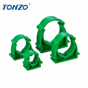 16mm-25mm Assorted Pp/ppr Plastic Body Clip Single Light Tube Pipe Fitting Saddle Clamp 20mm Irrigation Water 25mm Hose Clamp