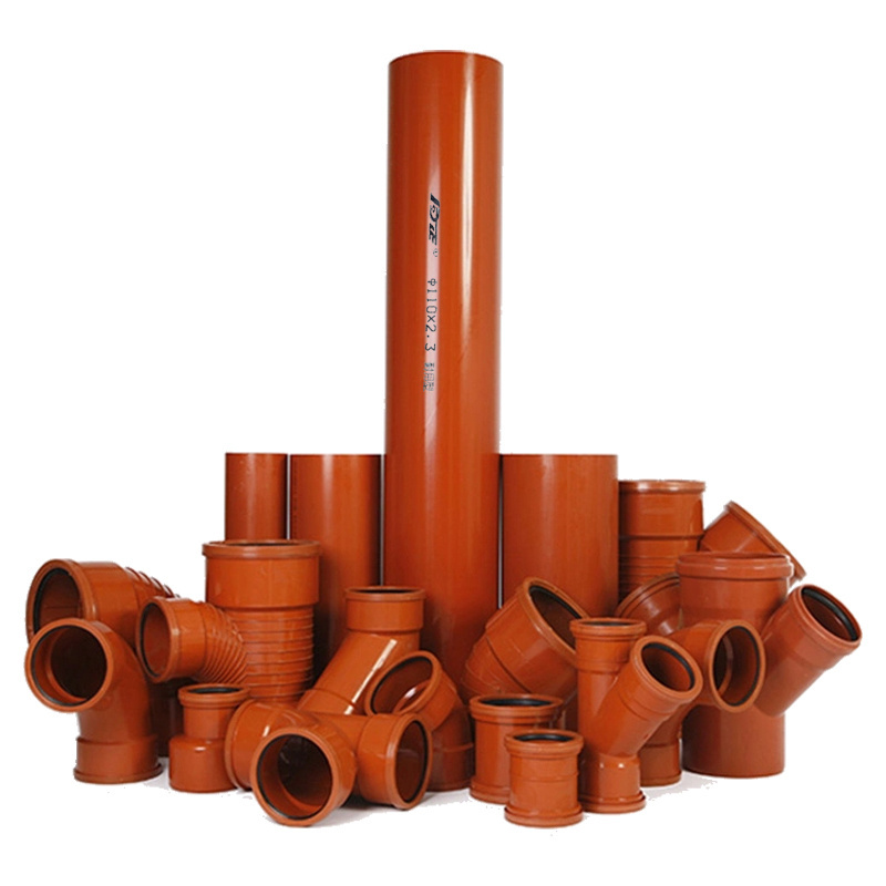 560mm All Types Of Plastic 100mm Large Diameter 9 Inch Pvc Pipe Clamp And Fittings For Bathroom Drainage