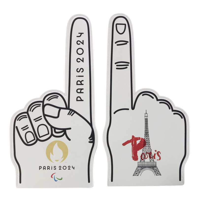 2024 Paris sports competition Hot selling Custom Design Promotion EVA Foam Cheering Gloves EVA Cheering Hands Foam Fingers Hand