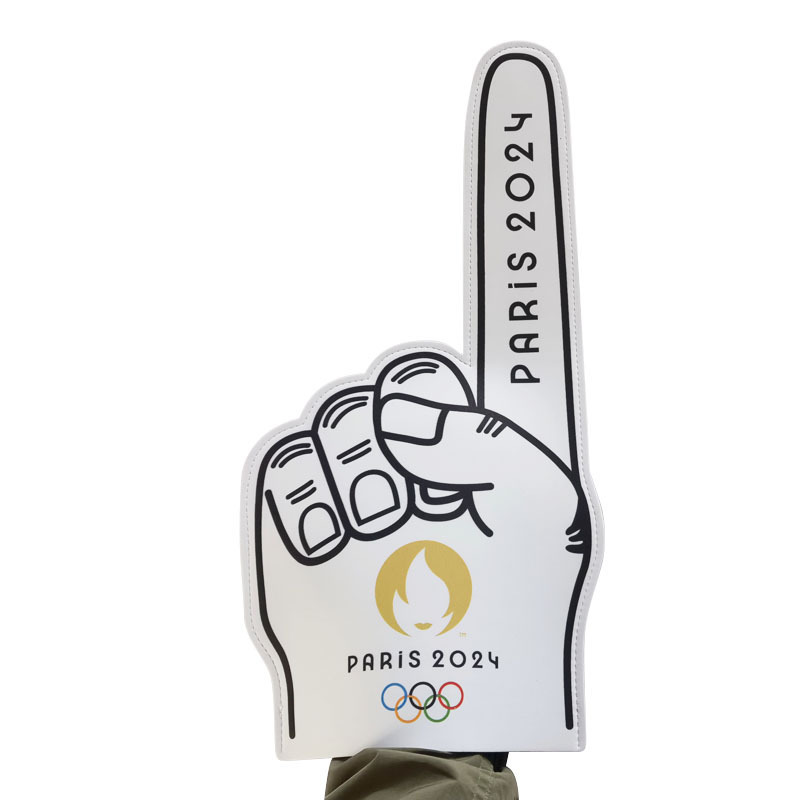 2024 Paris sports competition Hot selling Custom Design Promotion EVA Foam Cheering Gloves EVA Cheering Hands Foam Fingers Hand