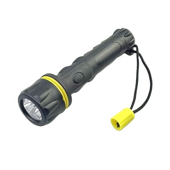 Plastic Cheap Mini Light Torch 50 Lumens Dive Flashlight For Diving