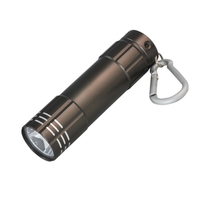 1W mini cheap aluminum led flashlight with Carabiner