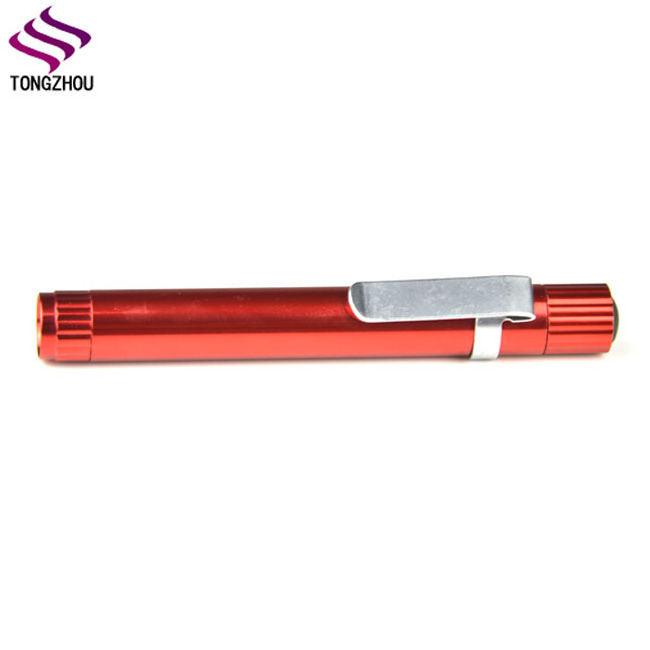 Promotional Gift AAA battery Operated flashlight light pen /Mini Pocket Torch /pen Flashlight