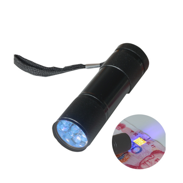 365nM 9 LED Ultraviolet UV Flashlight /Ultraviolet flashlight/Stain&Urine Detector torch