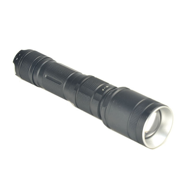 T6 tactical torch aluminum 600 lumen USB 18650 rechargeable led flashlight