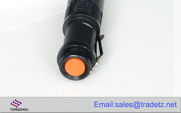 Mini Led Flashlight Torch Adjustable Focus Zoom Light Lamp