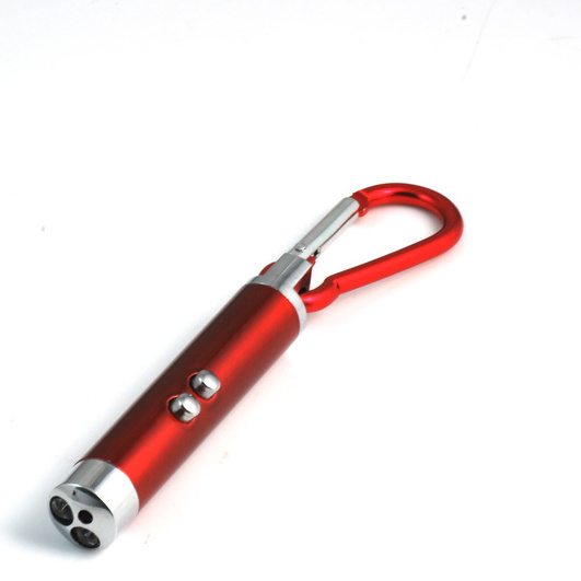 Keychain red laser pointer/laser pen with carabiner