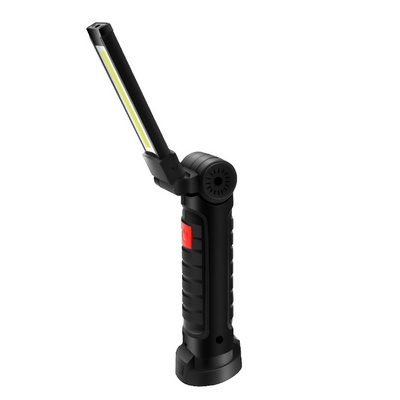 High quality Portable magnetic base rechargeable work light  COB LED Folding work flashlight with power display