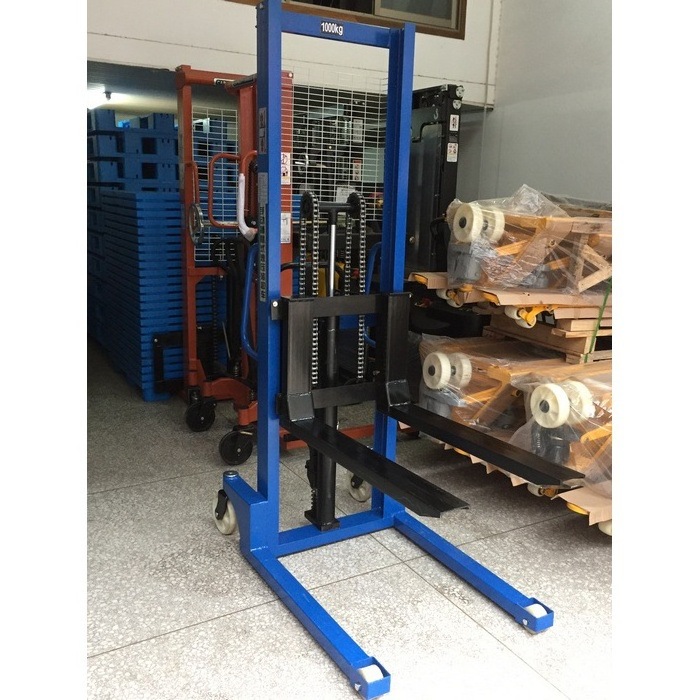 Hor sell 1000kg forklift manual forklift for warehouse lifting height 1.6m good price