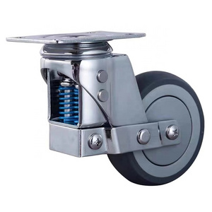 Popular industrial caster wheels heavy duty with brake from 3inch to 5 inch PU wheel