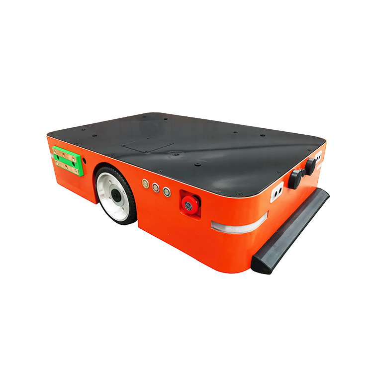 Intelligent industrial AGV robot mobile chassis 200KG load capacity magnetic navigation automated guided vehicles customization