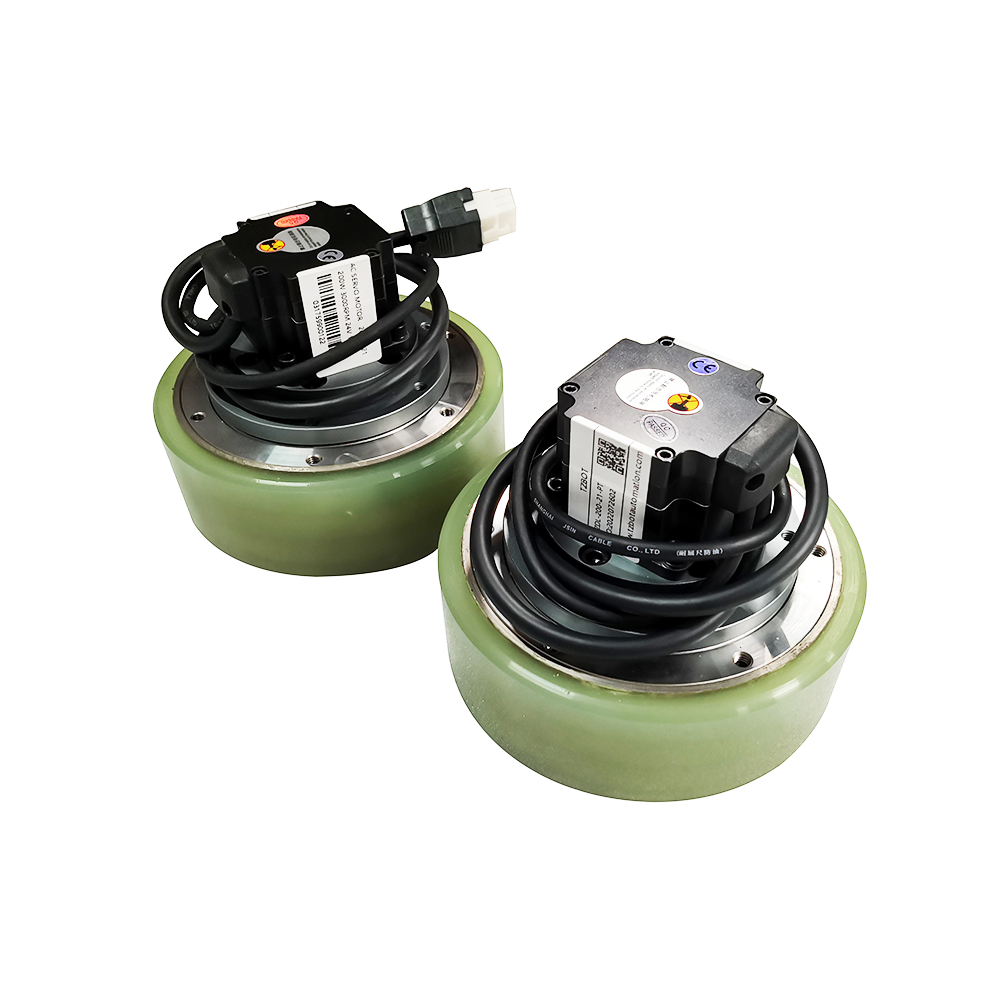 Compact structure motorized agv wheels 200W 400W 750W agv hub drive TZDL-200-PT