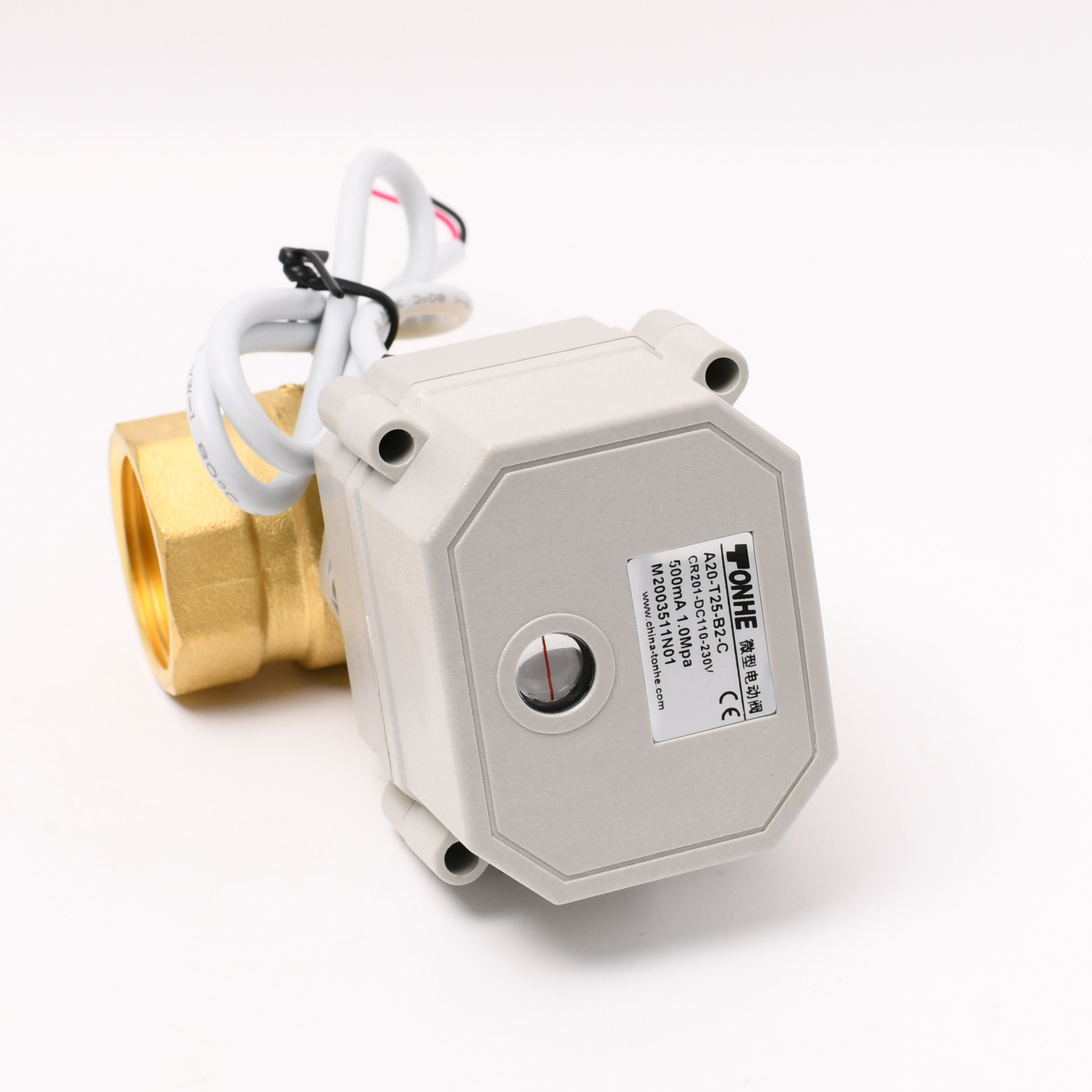 CWX-15N stainless steel brass BSP NPT motorized flow control valve 12V electric actuator ball valve 12v 24v 110v 220v