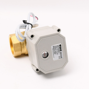 CWX-15N stainless steel brass BSP NPT motorized flow control valve 12V electric actuator ball valve 12v 24v 110v 220v