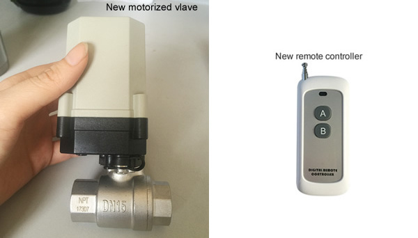 OEM Wireless remote Motorized Valve 2 way motor control valve electric shut off ball valve DN20