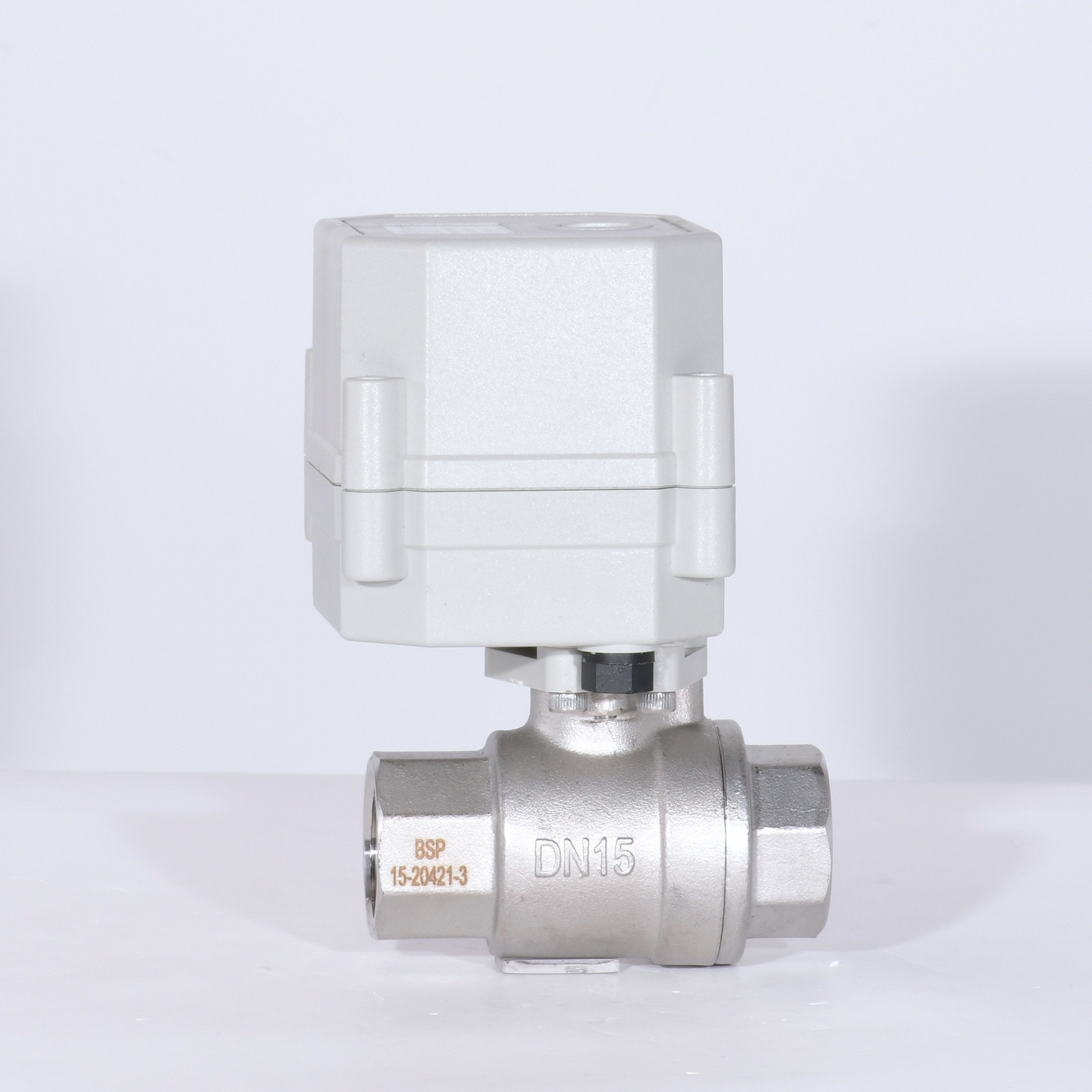 CE SS304 DN15 0~5V electric modulating actuator 4-20mA regulating control ball valve