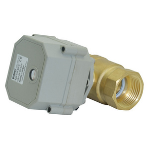 Control signal 4-20mA intelligent modulating actuator 0-5V DN20mm 2 way 3/4" inch brass ball valve