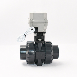 1 1/2''  A100 2-way BSP/NPT DC24V CR303 PVC Electric Ball Valve