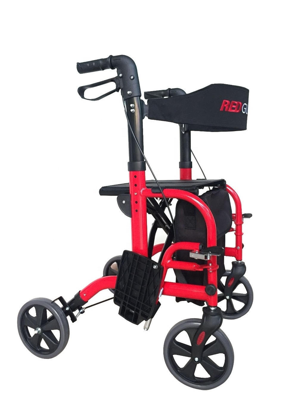 Lightweight Aluminum Used Manual Wheelchair Rollator Walker For Sale