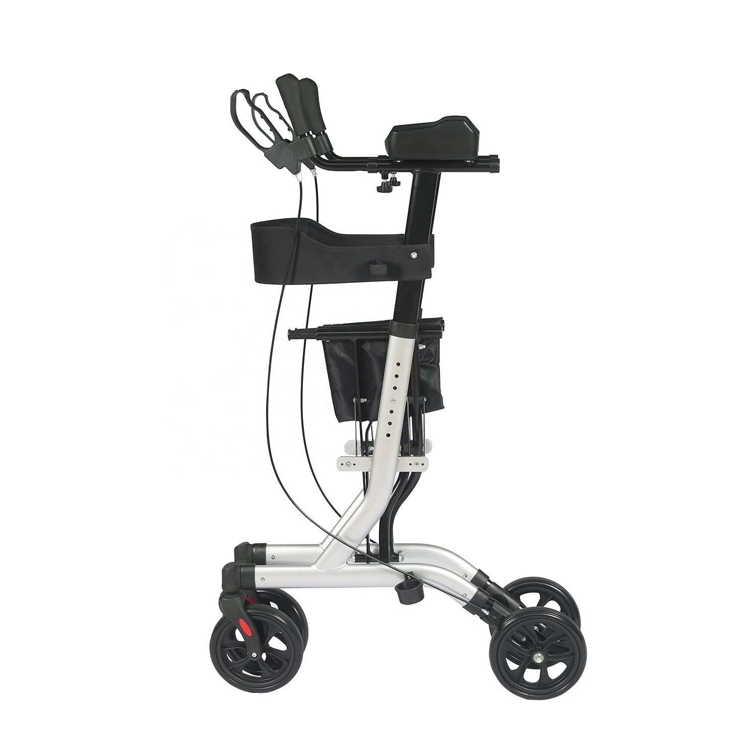 Upright Rollator Walker- Stand up Rollator Walker with Forearm Support for Elderly