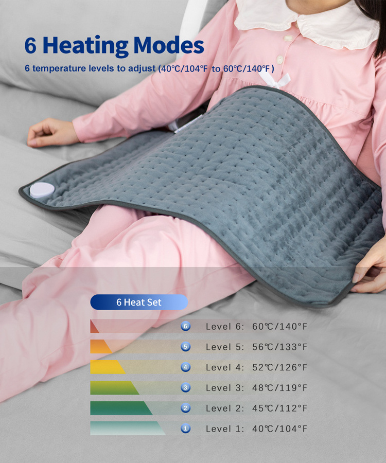 Customized Flexible Thermal Equipment Menstrual Leg Warmer Far Infrared Pad Electric Heating Blanket