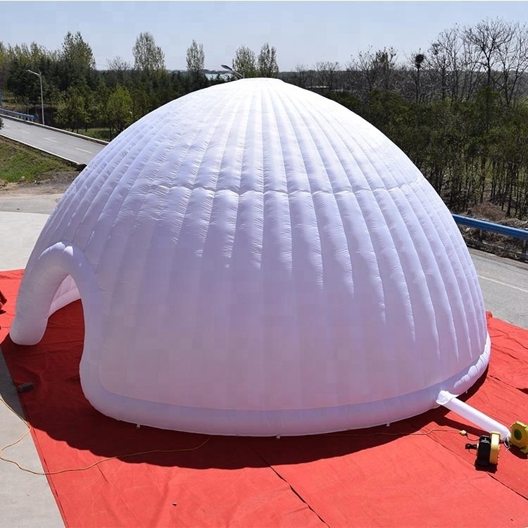 outdoor inflatable golf tent, white airdome inflatable canopy dome tent for wedding