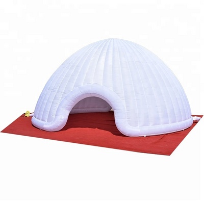 white inflatable dome air tent with led light, inflatable yurt tent, inflatable airdome for sale