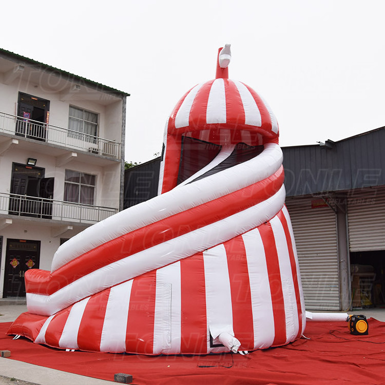 lighthouse inflatable dryslide for sale