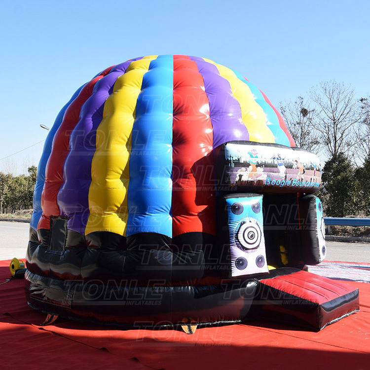 Custom giant music dancing disco inflatable bouncy castle for sale