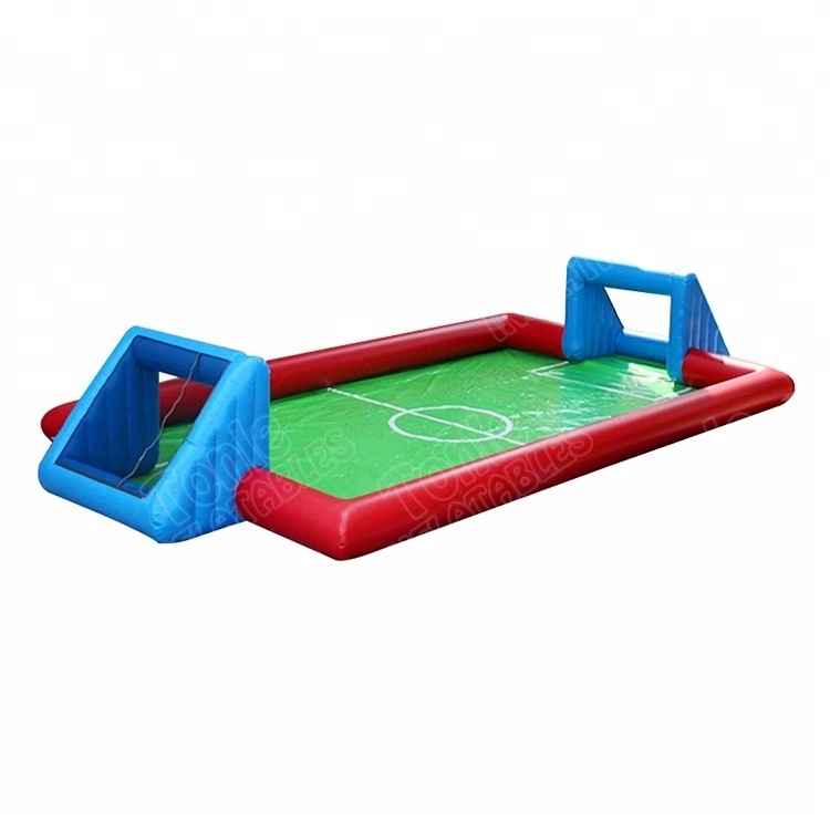 Slippery adult inflatable water soap soccer field, soap football pitch field for sale