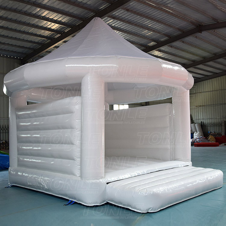 business big inflatable bouncer commercial white bounce house adult wedding bouncy for sale