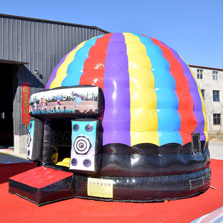 Custom giant music dancing disco inflatable bouncy castle for sale